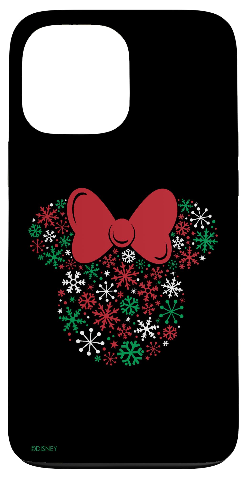 Disney Minnie Mouse Icon Holiday Snowflakes Case for iPhone 16 Pro Max