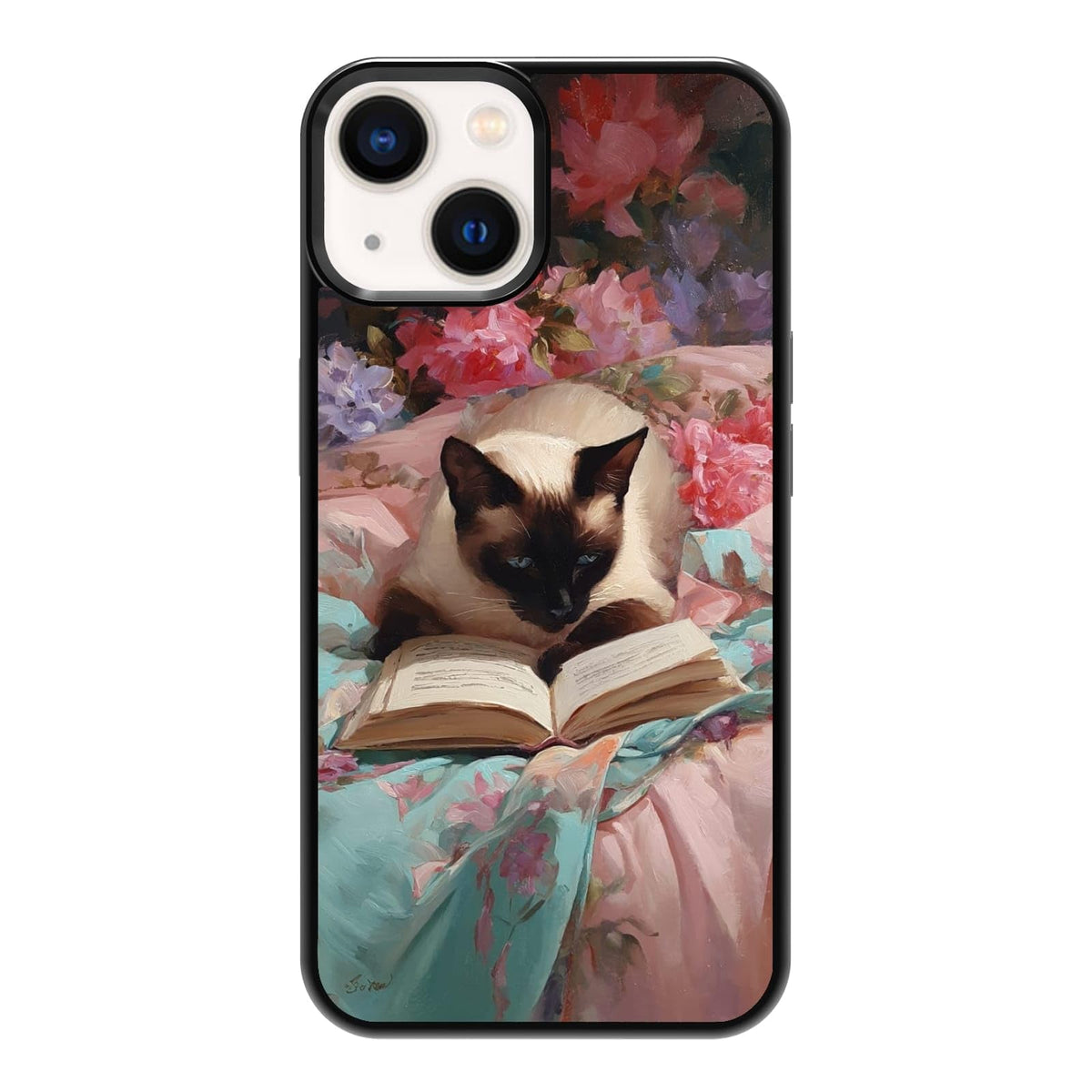 Plant Lover Black Cat Houseplants Indoor Garden Aesthetic Phone Case, Shockproof Protective Cover for iPhone 11 12 13 14 15 16 17 Pro Max Plus Mini XR 7 8 SE