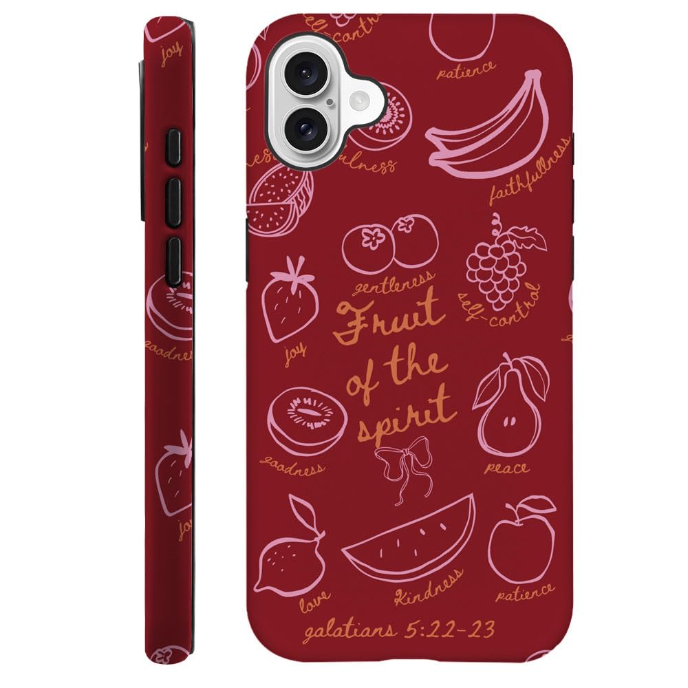 Compatible with iPhone 15 Pro,Durable & Shockproof Phone Case Cover Design - Christmas Retro Doodle