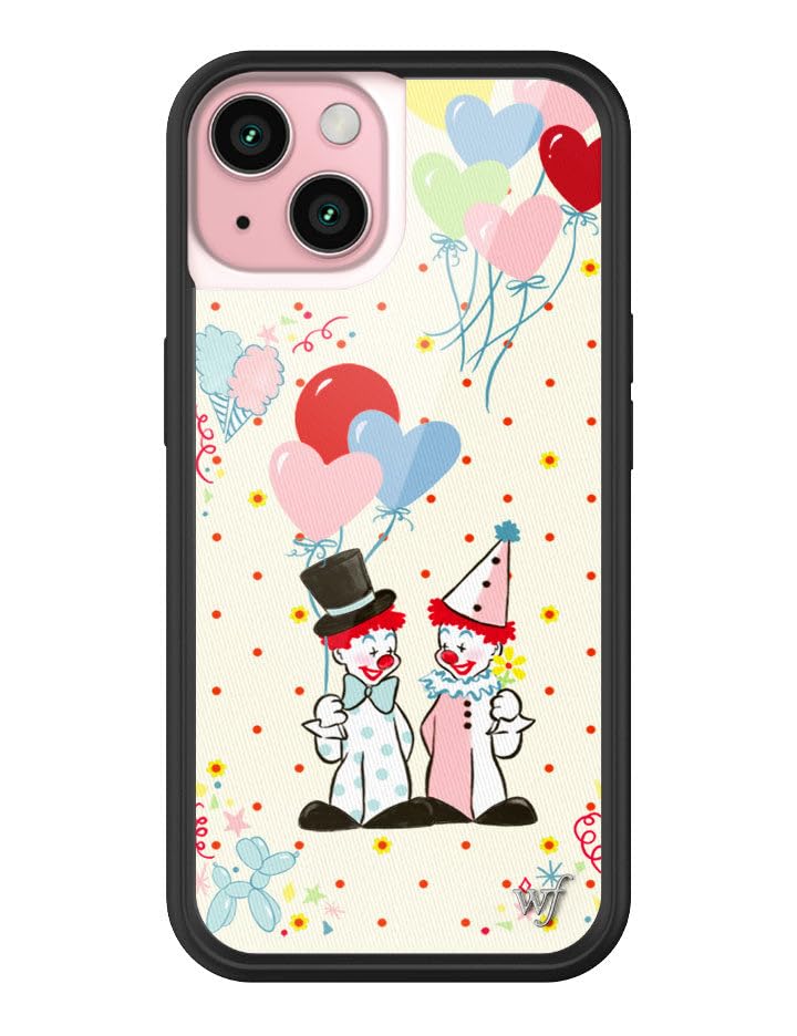 Wildflower Cases - Compatible with iPhone 15 | Protective Black Bumper, 6.5ft Drop Test Certified, Women Owned Small Business | Nature Floral Aesthetic Trendy Cute | Hummingbird