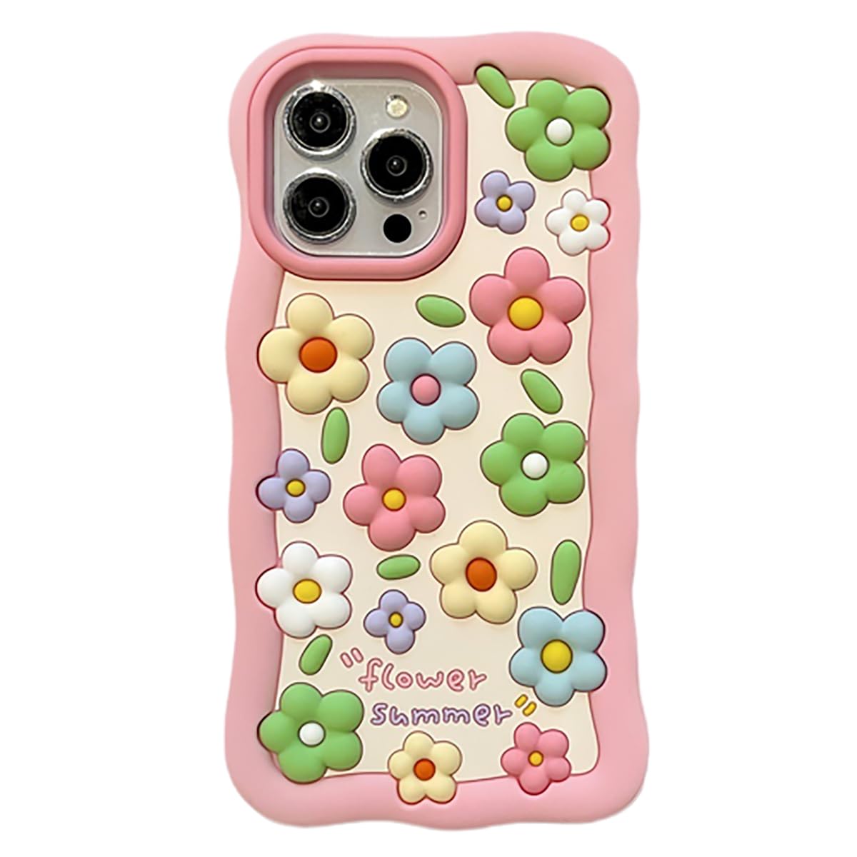 3D Cute Unicorn Soft Case for iPhone 13/iPhone 14 6.1 inch, 3D Cute Cartoon Kawaii Fashion Character Unicorn Horse Shape Kids Girls Women Soft Silicone Case