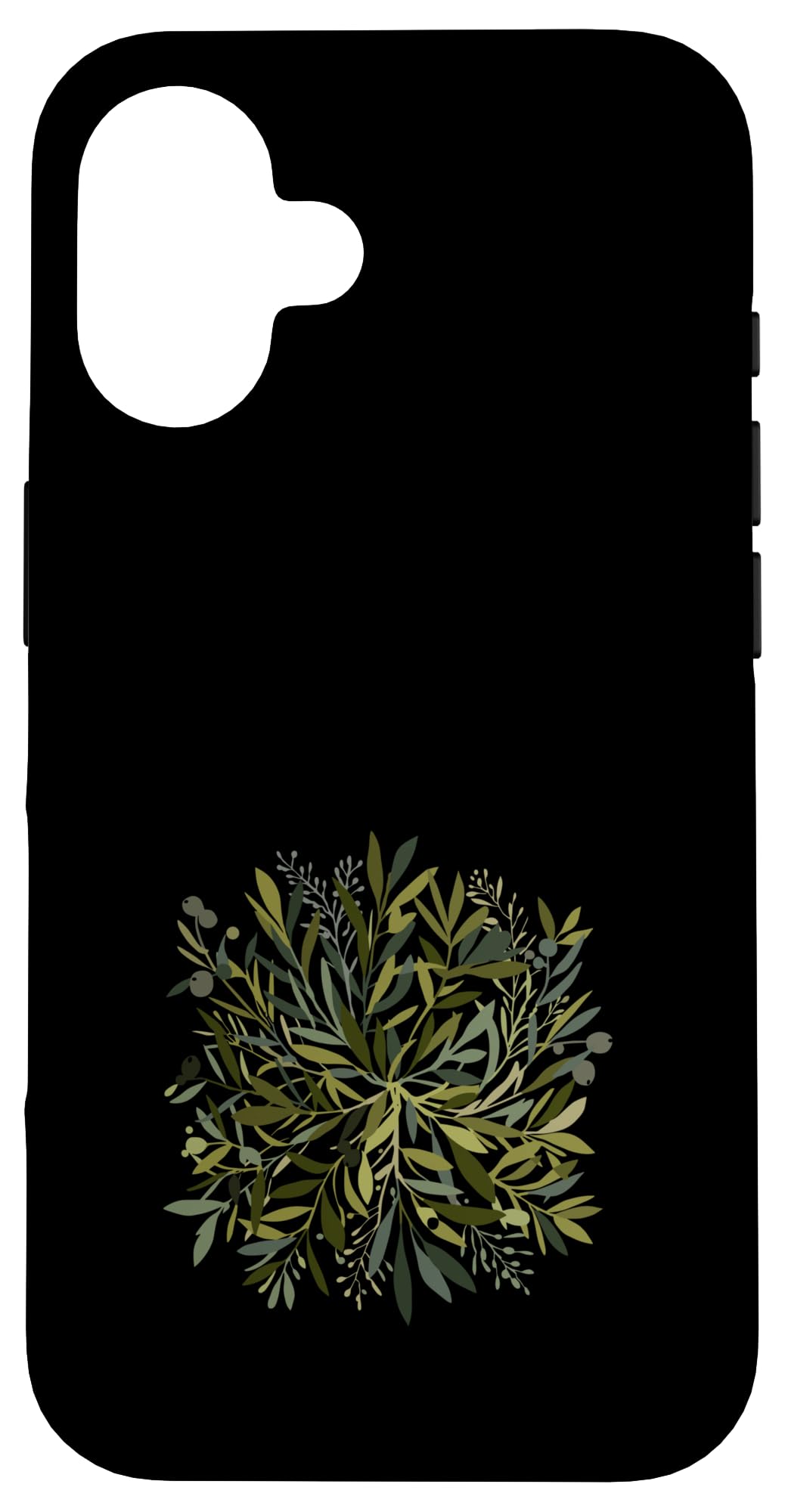 Wild Forest Leaves Botanical Green Foliage Nature Case for iPhone 16