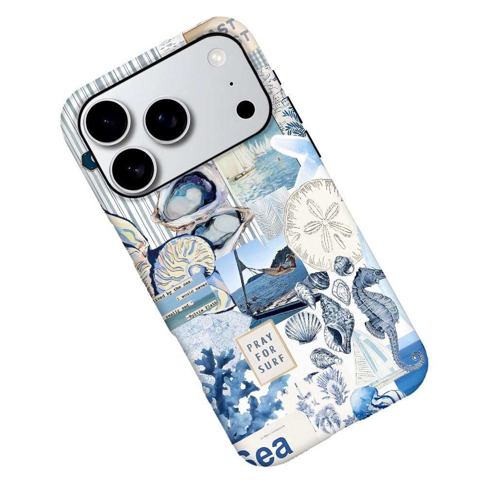 Case Compatible with iPhone 17 Pro,Fall Prevention Hybrid 2-Layer Hard Shell Phone Cover for Girls Boys,Collage European Disco