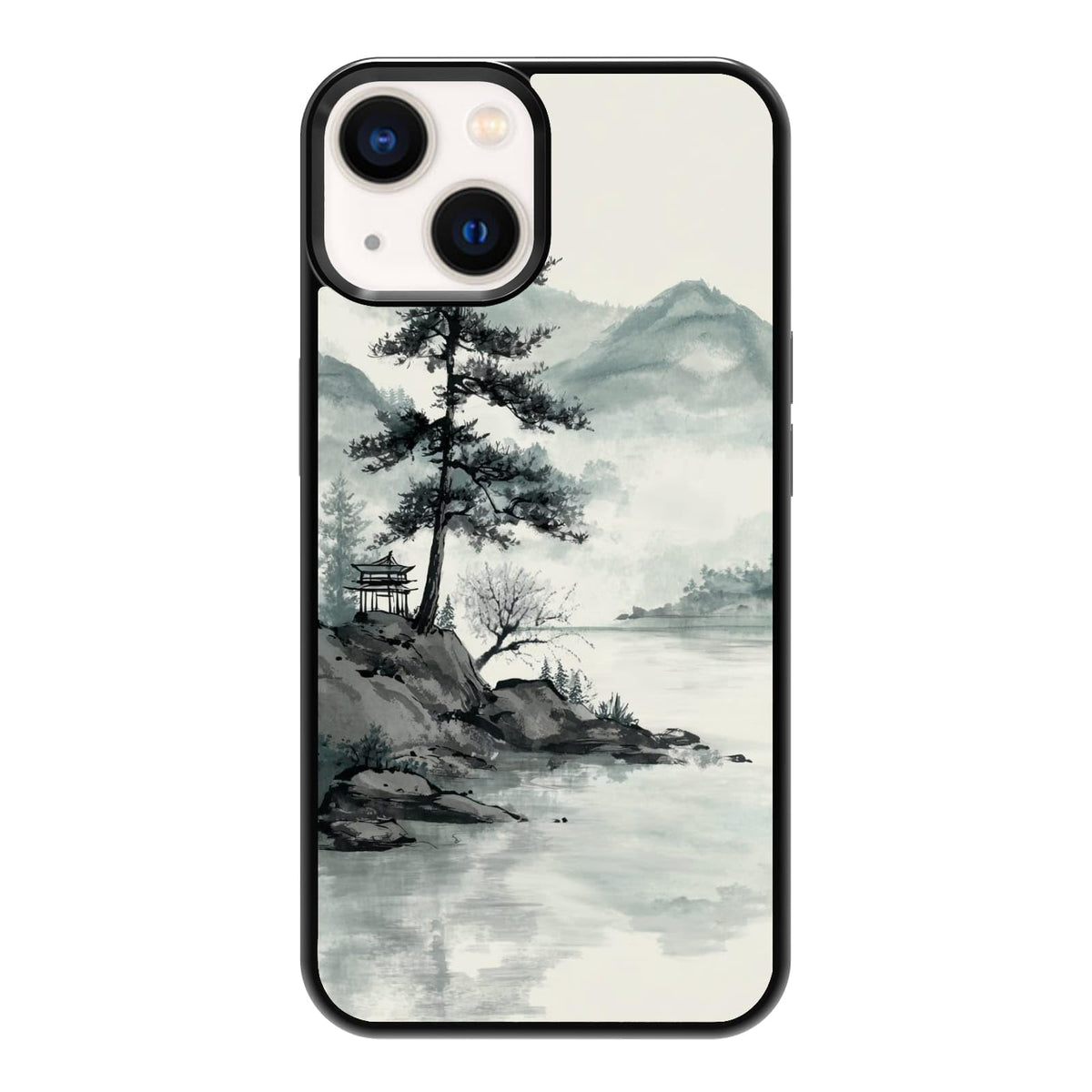 Vibrant Redwood Forest Path Wildflowers Nature Landscape Phone Case, Shockproof Protective Cover for iPhone 11 12 13 14 15 16 17 Pro Max Plus Mini XR 7 8 SE
