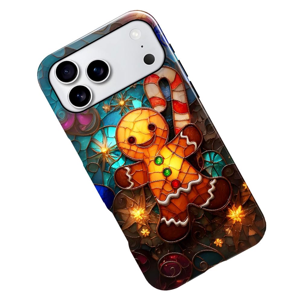 Case for iPhone 17,Christmas Lights Cute Holiday Phone Case Military-Grade Drop Protection Cover for Women Girl - Glossy