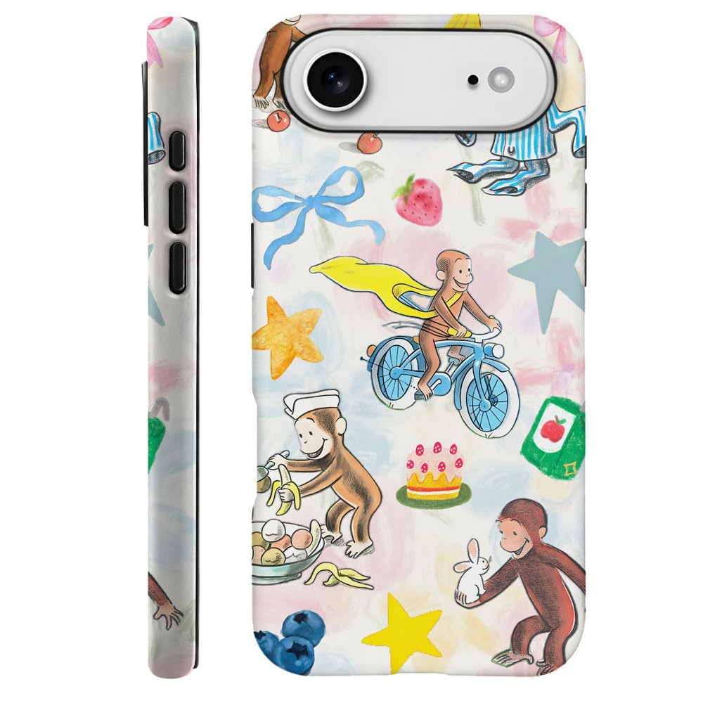 Case for iPhone 17 Pro - [Drop Protection Phone Cover] - Hybrid Case for Girl Women - Cute Cat Playful