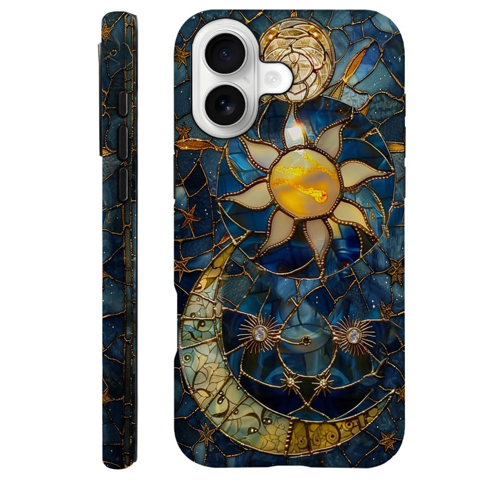Case Compatible with iPhone 17 Pro,Fall Prevention Hybrid 2-Layer Hard Shell Phone Cover for Girls Boys,Collage European Disco
