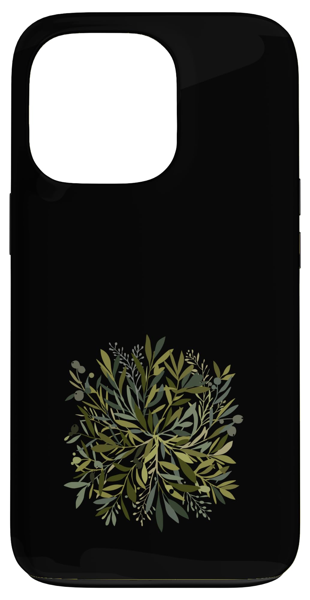 Wild Forest Leaves Botanical Green Foliage Nature Case for iPhone 16