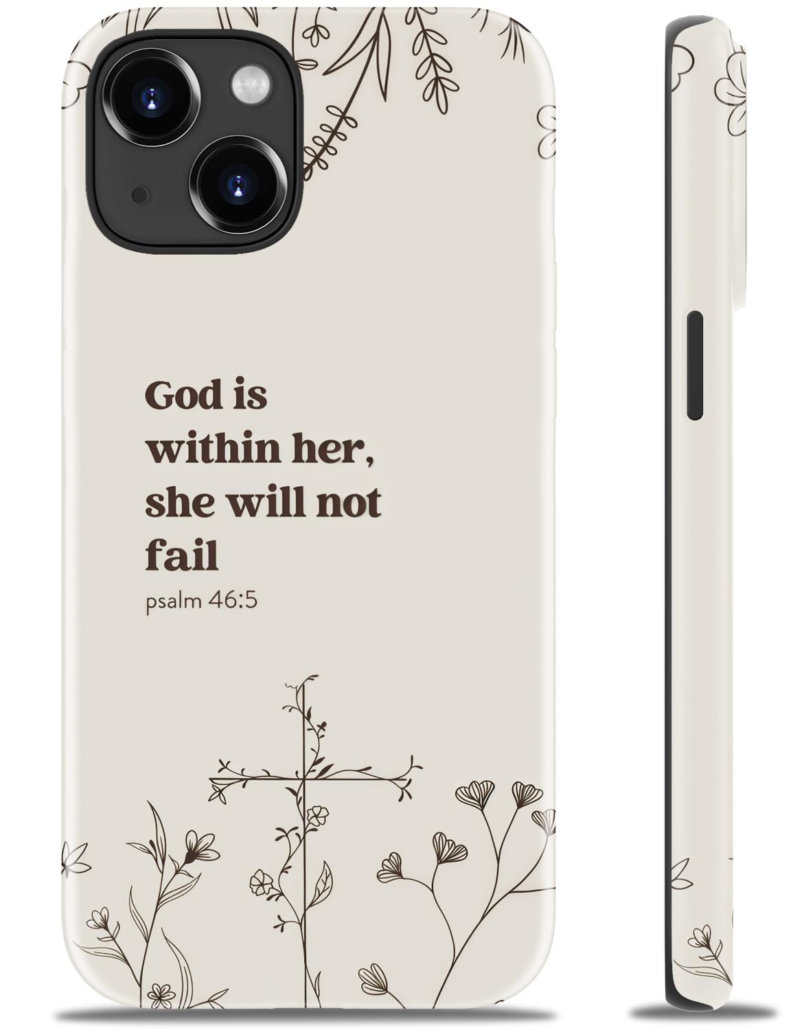Goodon for iPhone 15 Pro Max Case, Cute Preppy Floral, MagSafe Compatible | Dual-Layer Hard Shell & Silicone, Wireless Charging, Slim Fit Phone Cover with Wildflower Designs for Women Girls