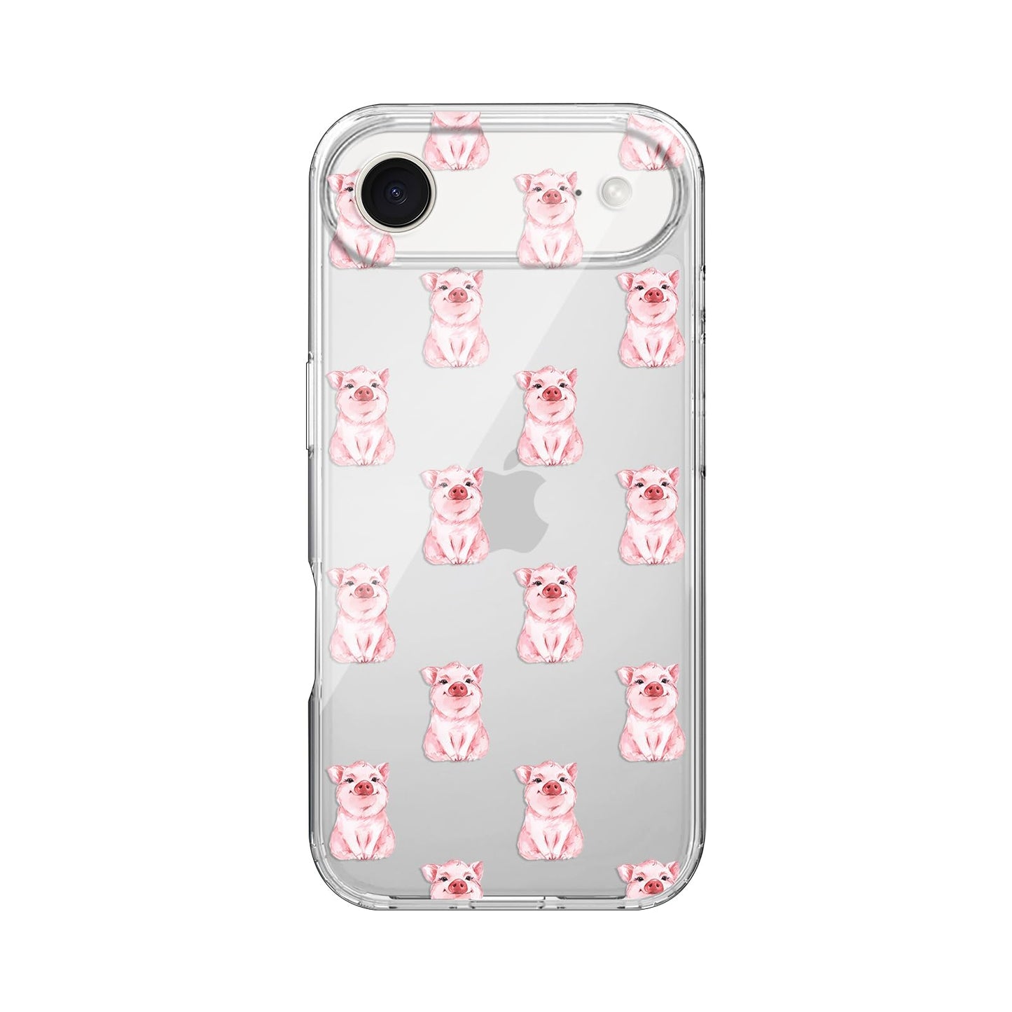 Blingy's for iPhone 17e Case/iPhone 16e Case, Fun Dog Style with Paw Print Pattern Cute Cartoon Animal Design Transparent Soft TPU Protective Clear Case 6.1 inch (Dogs w/Prints)