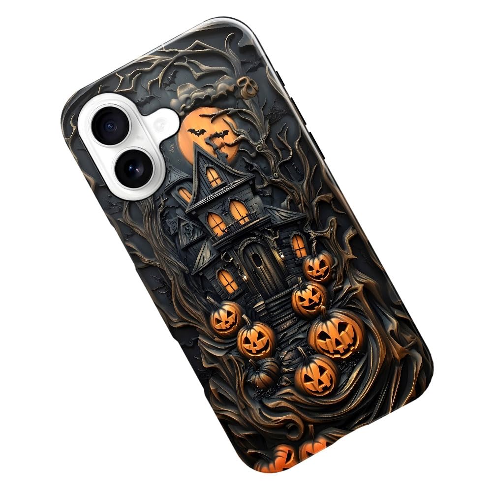 Case for iPhone 17,Christmas Lights Cute Holiday Phone Case Military-Grade Drop Protection Cover for Women Girl - Glossy