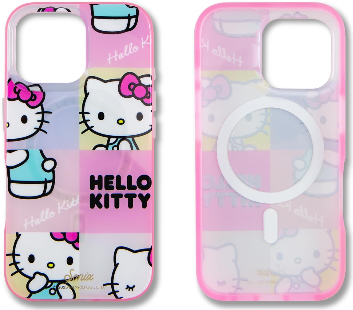 Sonix x Sanrio Case for iPhone 14 Pro Max | Compatible with MagSafe | 10ft Drop Tested | Hello Kitty and Friends Stickers