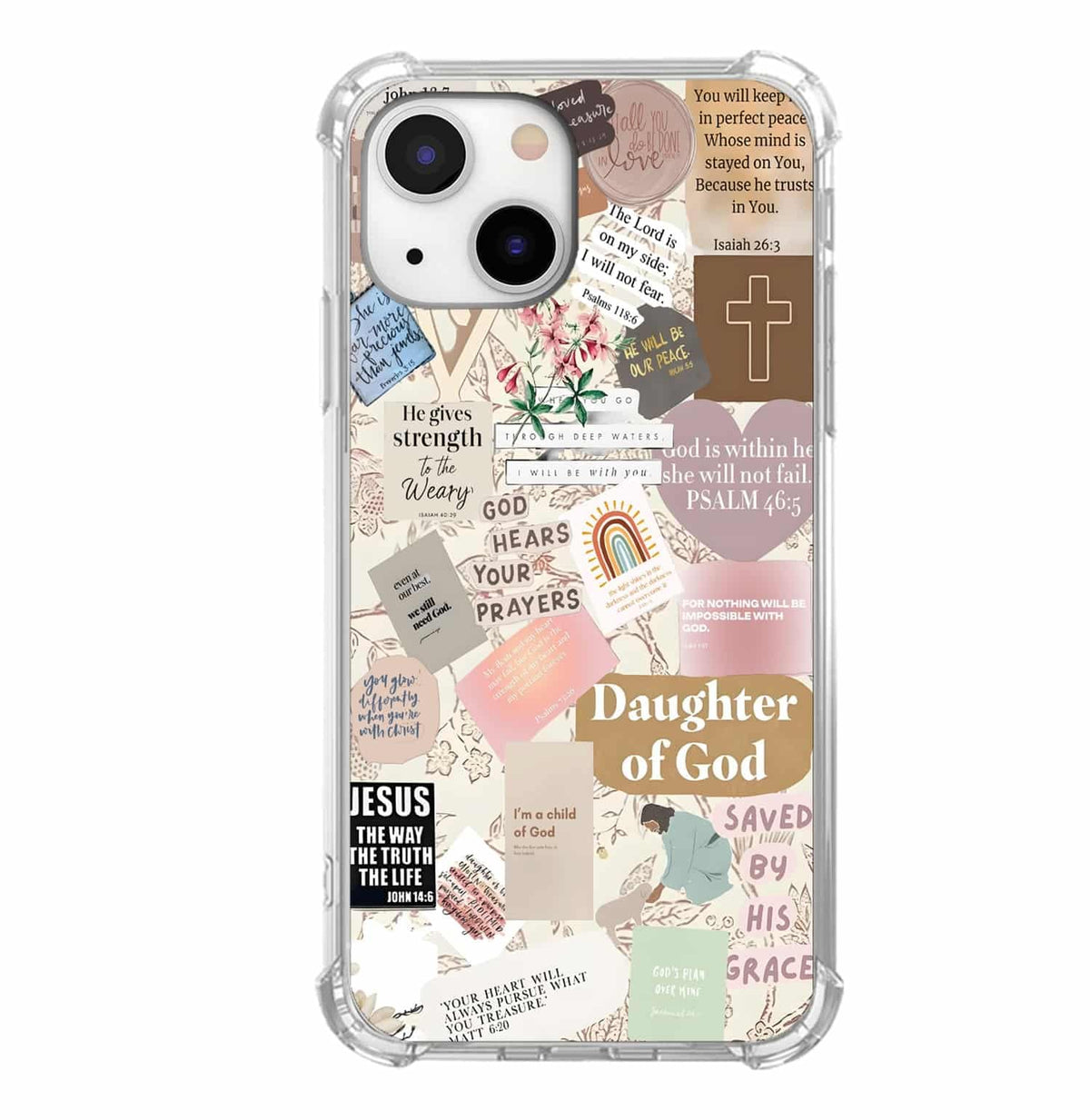 Winter Wonderland Christmas Case for iPhone 15,Snowfall Christmas Cottage, Trendy Cool Soft TPU Bumper Cover for iPhone 15