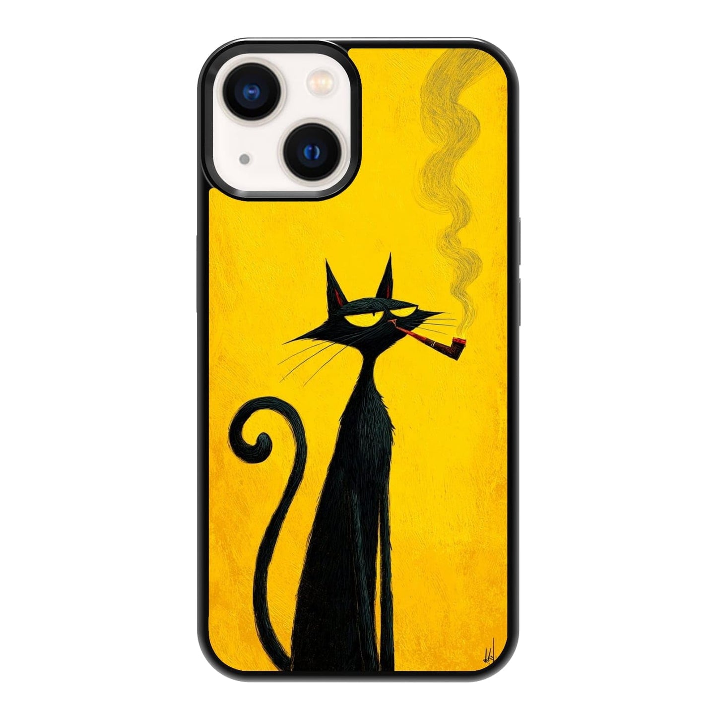 Plant Lover Black Cat Houseplants Indoor Garden Aesthetic Phone Case, Shockproof Protective Cover for iPhone 11 12 13 14 15 16 17 Pro Max Plus Mini XR 7 8 SE