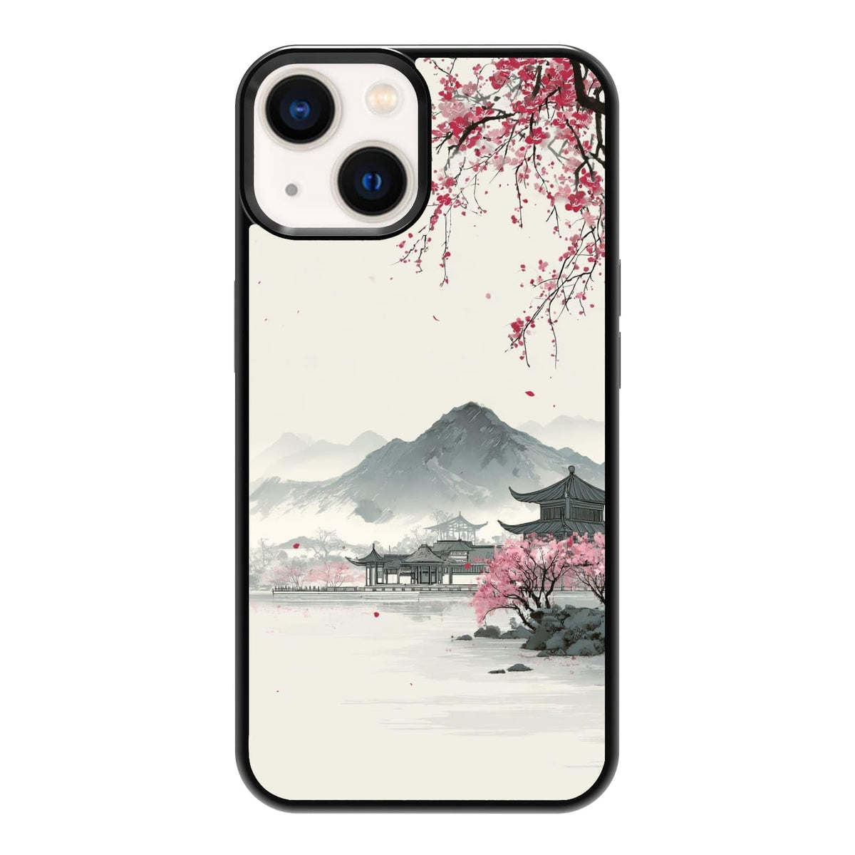 Vintage Green Herb Botanical Leaf Sketch Nature Phone Case, Shockproof Protective Cover for iPhone 11 12 13 14 15 16 17 Pro Max Plus Mini XR 7 8 SE