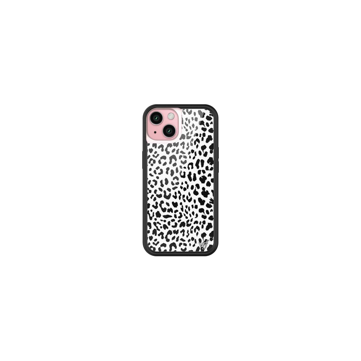 Wildflower Cases - Compatible with iPhone 15 | Protective Black Bumper, 6.5ft Drop Test Certified, Women Owned Small Business | Nature Floral Aesthetic Trendy Cute | Hummingbird
