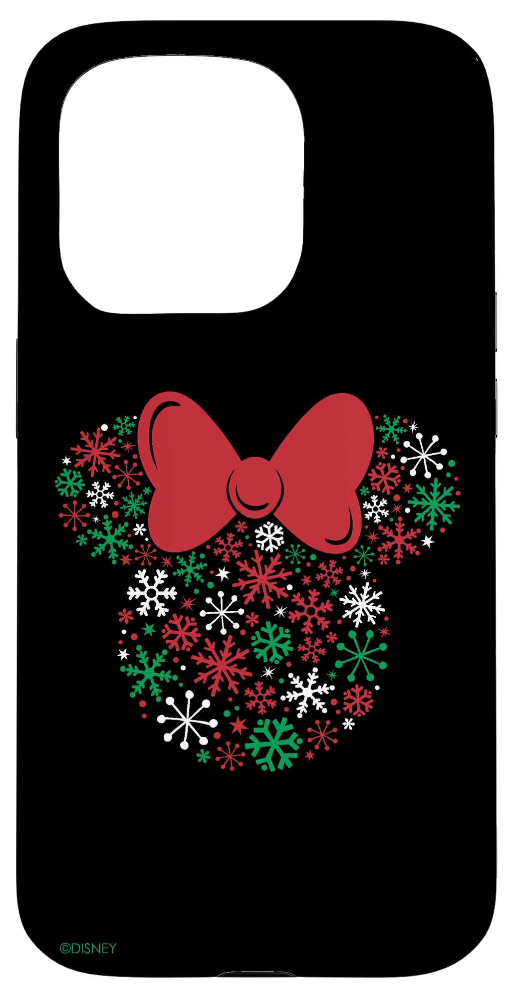 Disney Minnie Mouse Icon Holiday Snowflakes Case for iPhone 16 Pro Max