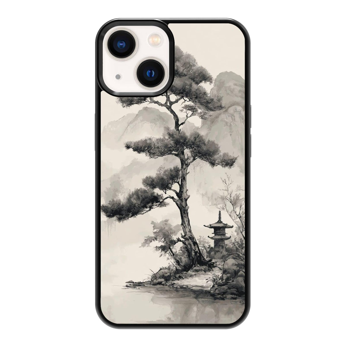 Vibrant Redwood Forest Path Wildflowers Nature Landscape Phone Case, Shockproof Protective Cover for iPhone 11 12 13 14 15 16 17 Pro Max Plus Mini XR 7 8 SE