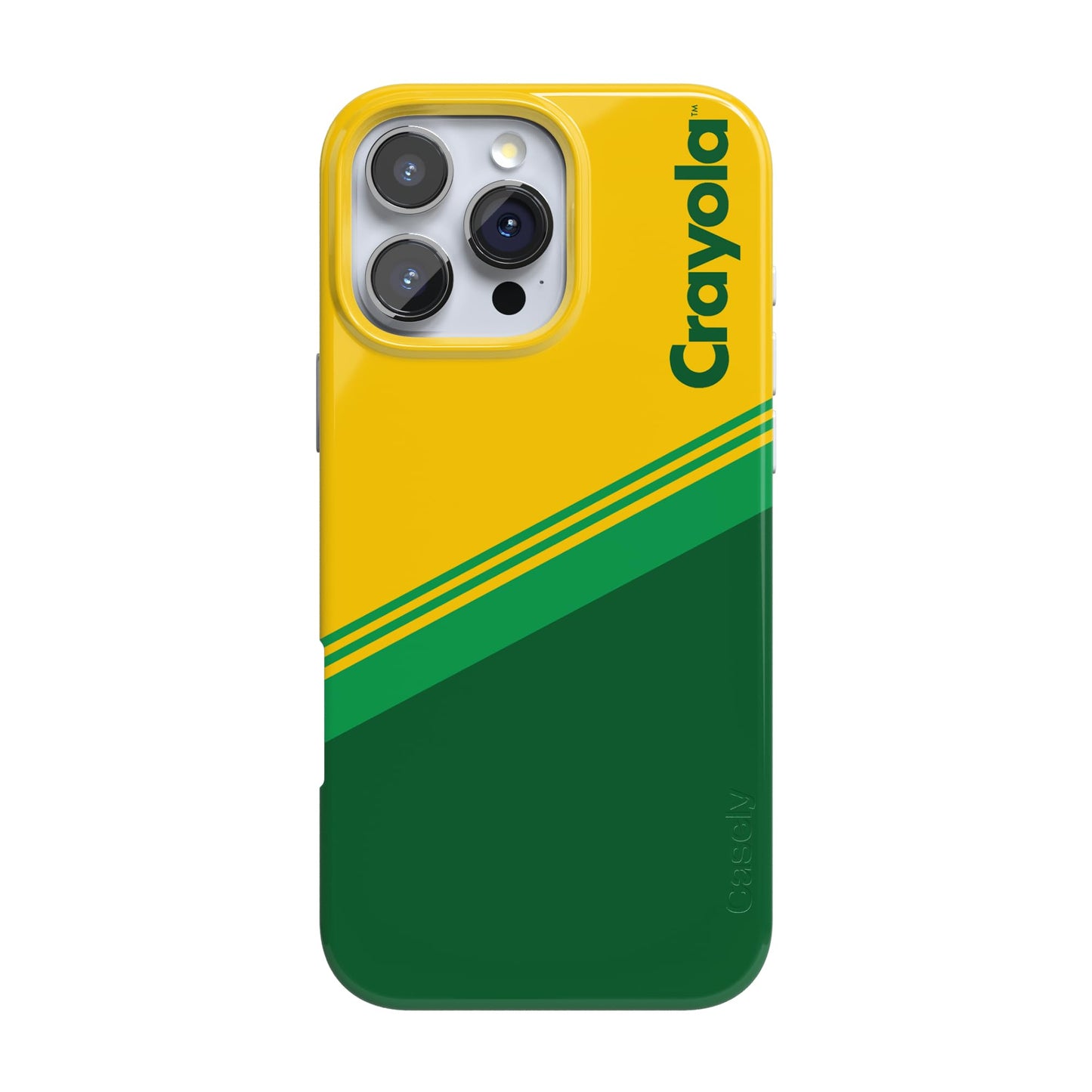 Casely iPhone 16 Pro Case | Clubhouse | Golden on the Green | Compatible with MagSafe | Classic Ultra Thin Design