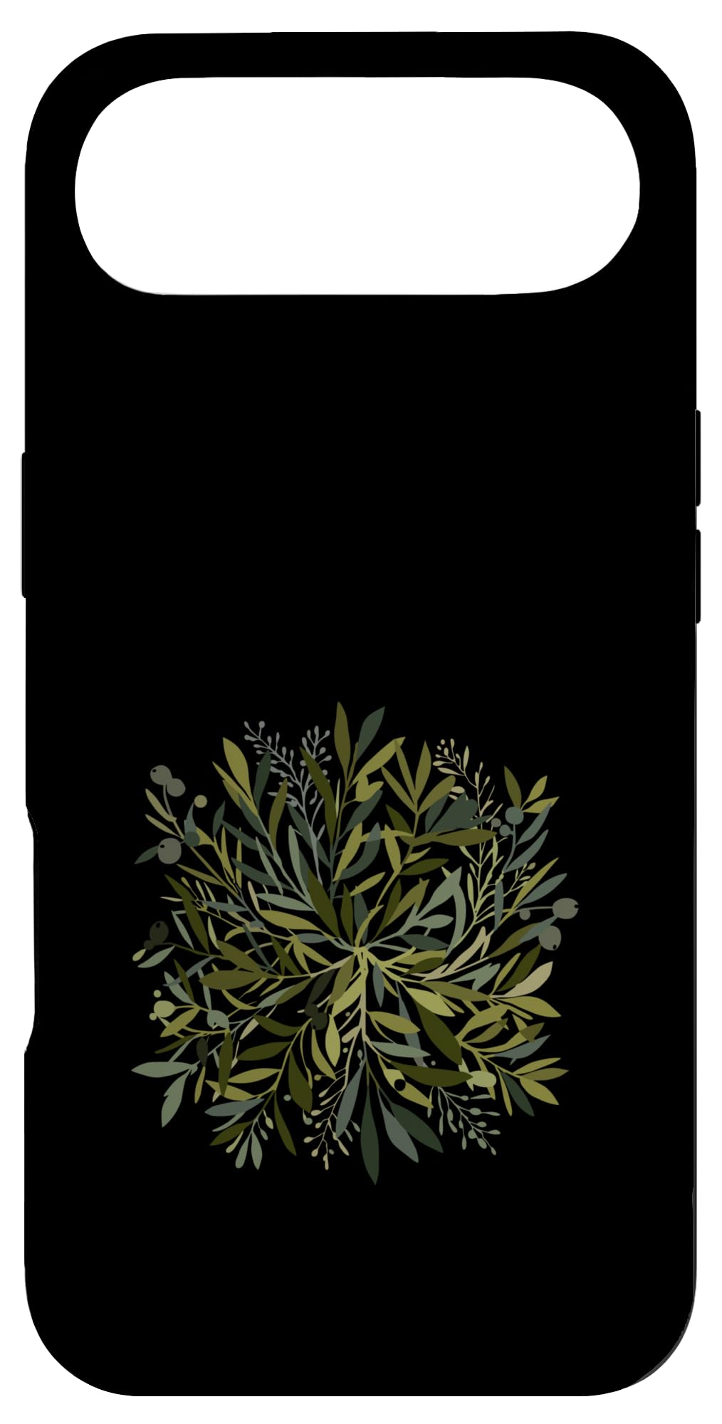 Wild Forest Leaves Botanical Green Foliage Nature Case for iPhone 16