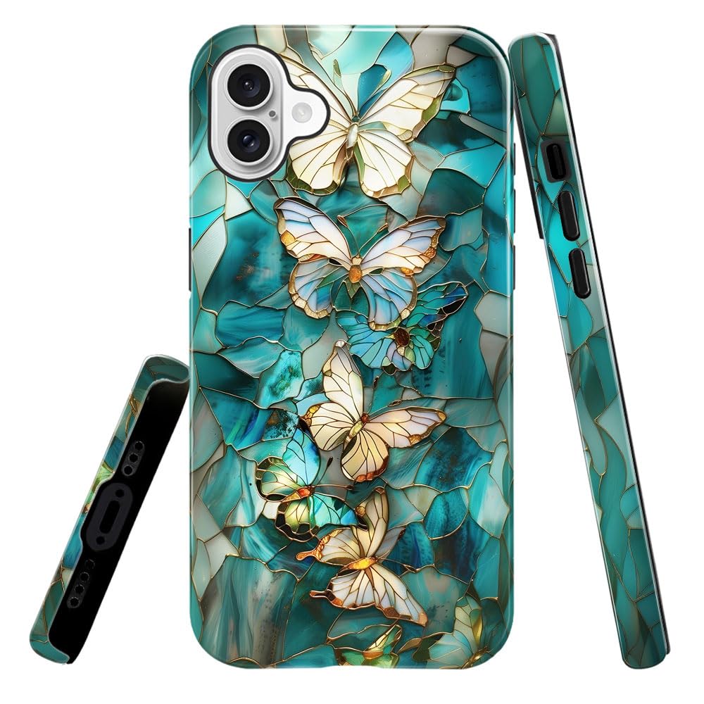 Case for iPhone 14,Christmas 3D Winter Phone Case Slim Silicone Shockproof Cover for Girls Women（Glossy & Durable）