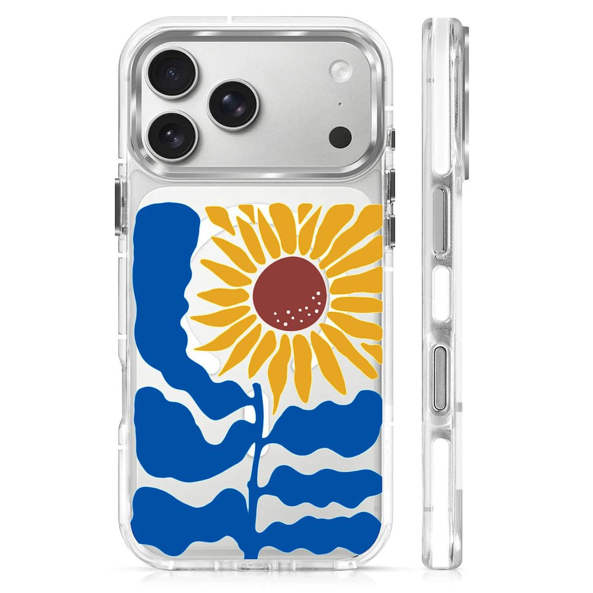for iPhone 15 Case,Compatible with MagSafe,The Transparent TPU Silicone Protects The Phone Case from Drops, Slips and Fingerprints.Blue Ocean Whale Shark Octopus Turtle Collage