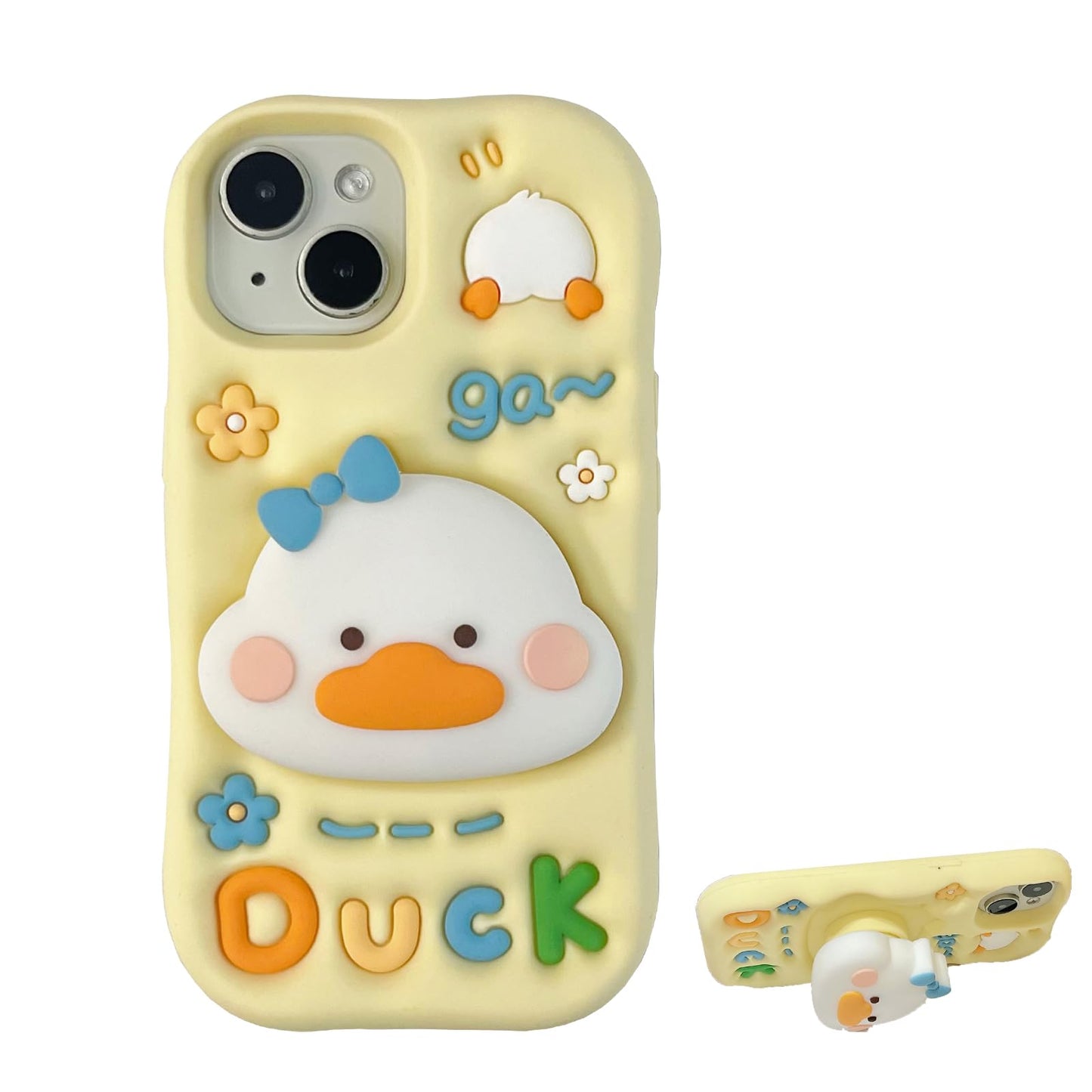 Soft Silicone Case Compatible with iPhone 11,Cute 3D Cartoon Taiyaki with Fish Keychain 3D Funny Kawaii Phone Cases Women Girls Shockproof Cover for iPhone 11