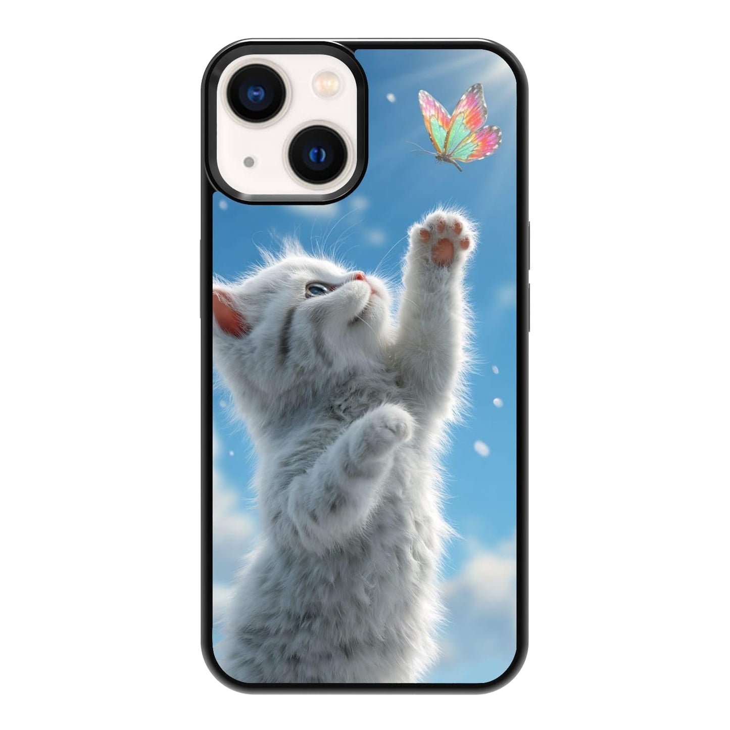 Plant Lover Black Cat Houseplants Indoor Garden Aesthetic Phone Case, Shockproof Protective Cover for iPhone 11 12 13 14 15 16 17 Pro Max Plus Mini XR 7 8 SE