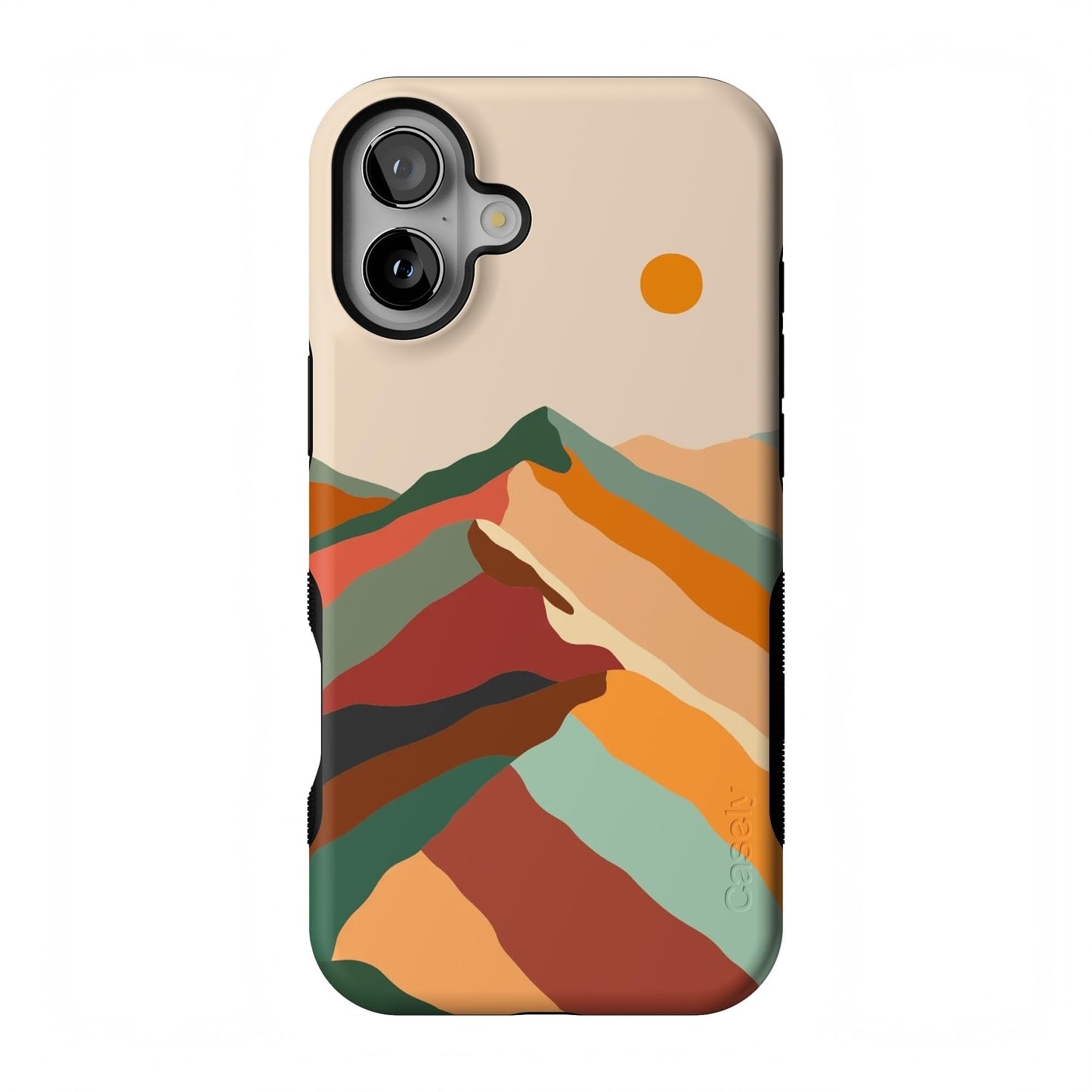 Casely iPhone 16 Case | Clubhouse | Golden on the Green | Bold Protective Design | Compatible with MagSafe