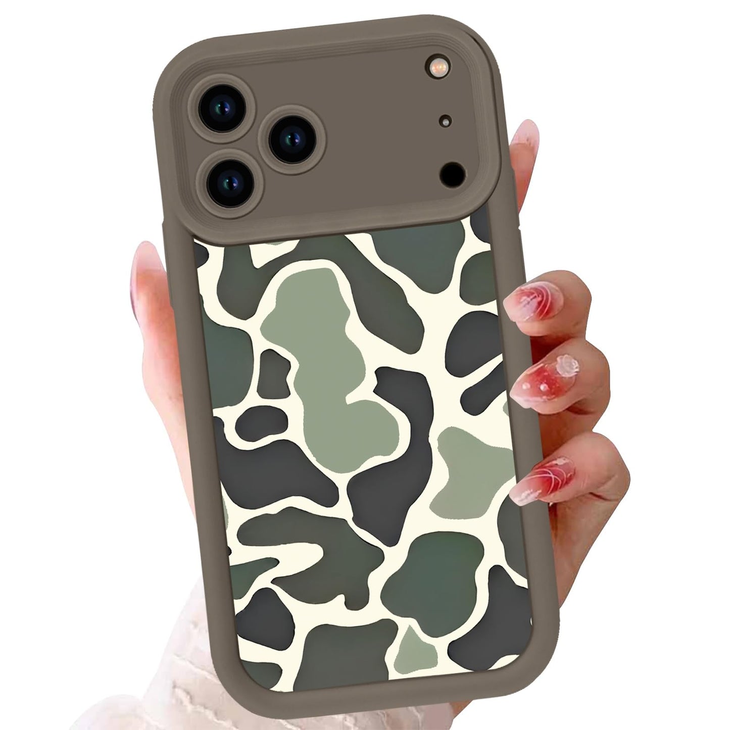 Cute Dinosaur Phone Case for iPhone 15 6.1",Kawaii Cartoon Bubble Cases Funny Design Pattern Cover for Girls Kids Boys,Beige Soft Shockproof Lens Protection Funda for iPhone 15