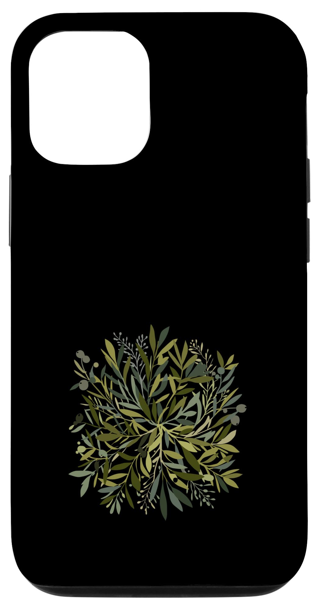 Wild Forest Leaves Botanical Green Foliage Nature Case for iPhone 16