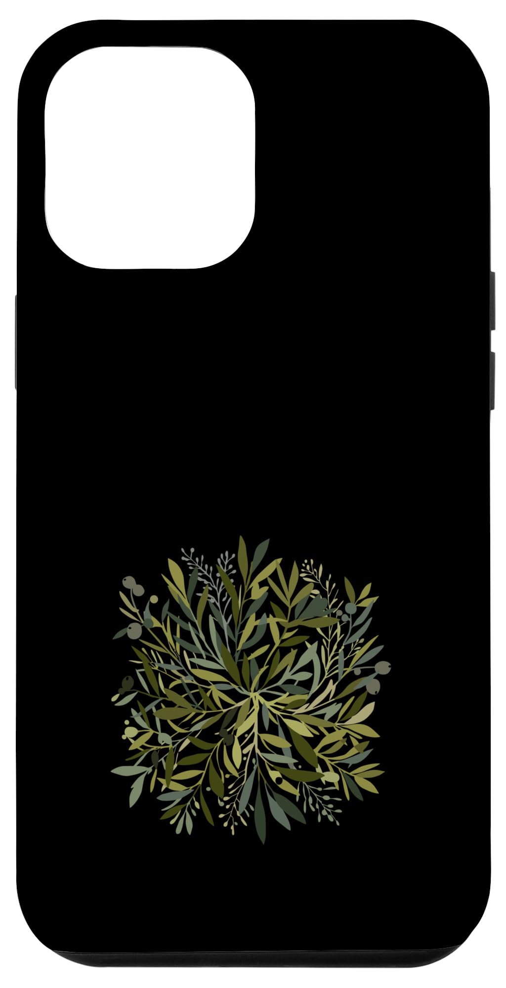 Wild Forest Leaves Botanical Green Foliage Nature Case for iPhone 16