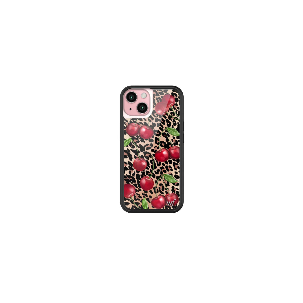 Wildflower Cases - Compatible with iPhone 15 | Protective Black Bumper, 6.5ft Drop Test Certified, Women Owned Small Business | Nature Floral Aesthetic Trendy Cute | Hummingbird