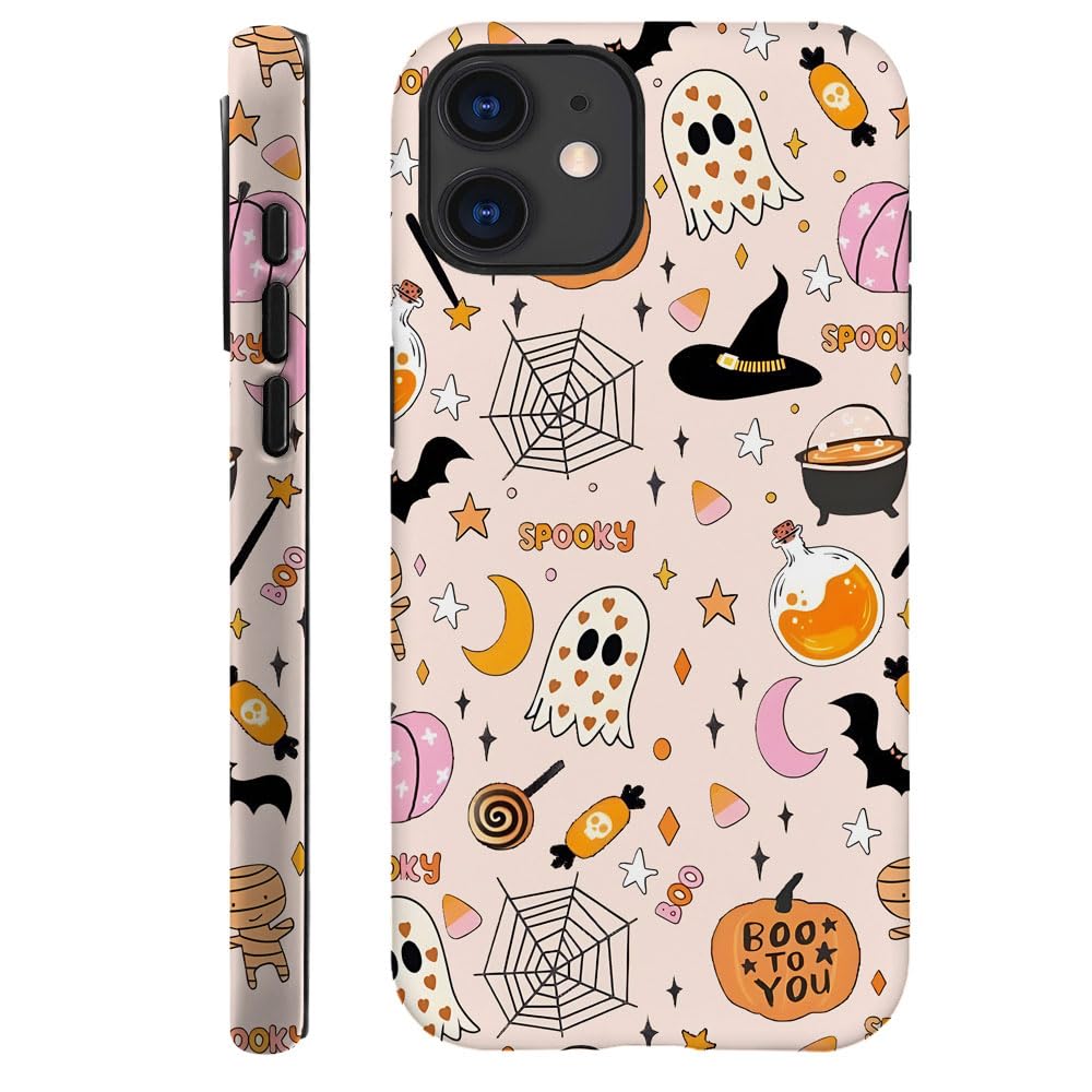 Compatible with iPhone 15 Pro,Durable & Shockproof Phone Case Cover Design - Christmas Retro Doodle
