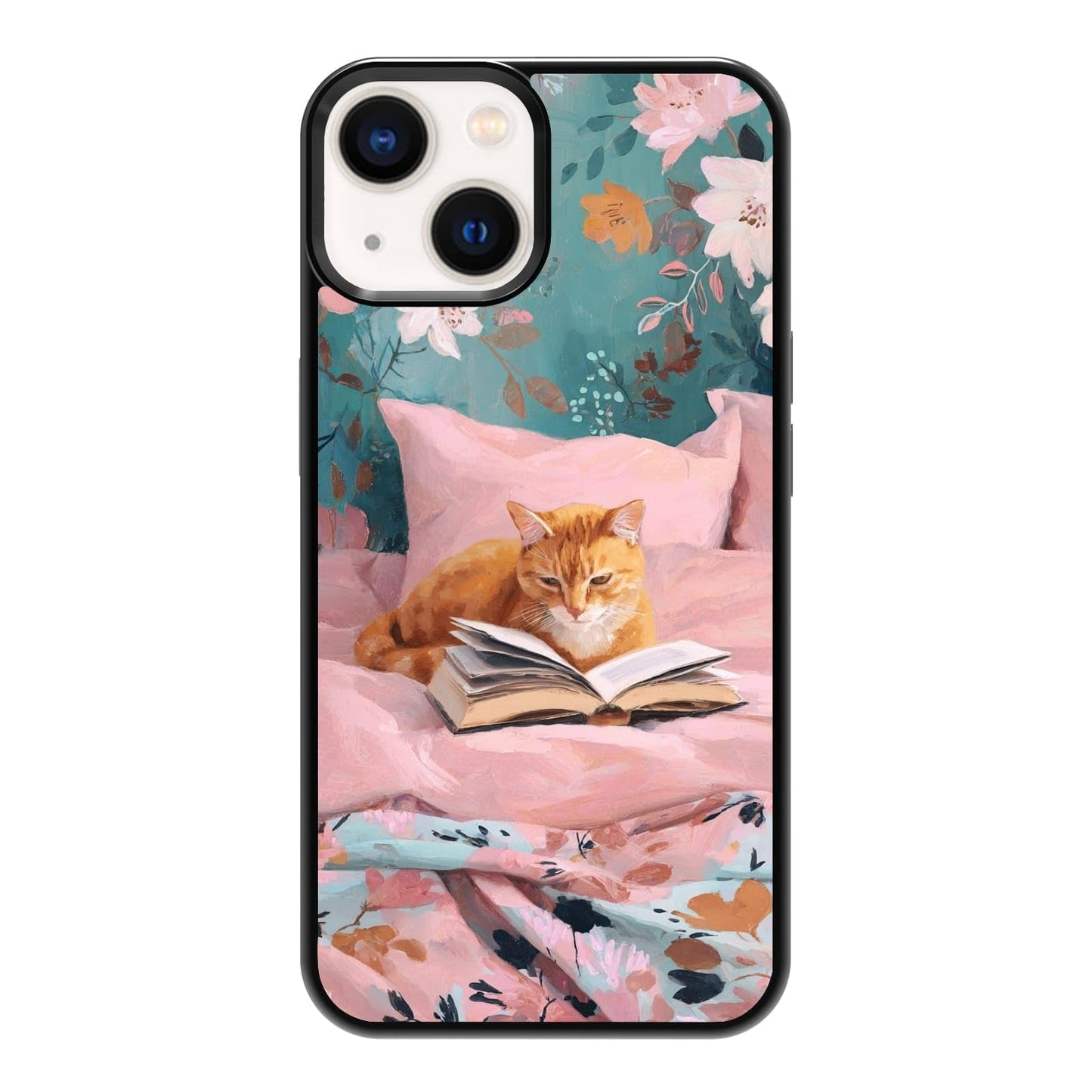 Plant Lover Black Cat Houseplants Indoor Garden Aesthetic Phone Case, Shockproof Protective Cover for iPhone 11 12 13 14 15 16 17 Pro Max Plus Mini XR 7 8 SE
