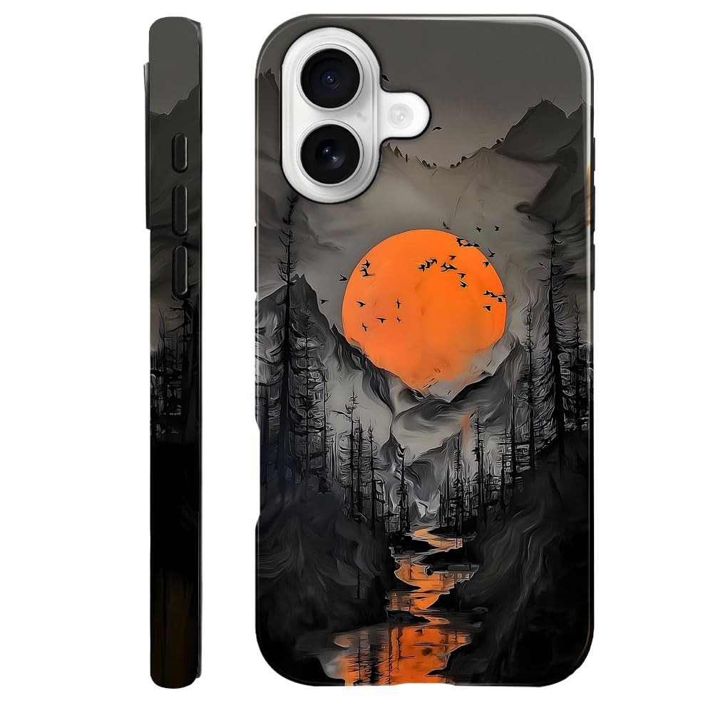 DAIZAG Case Compatible with iPhone 17,Glossy Durable Shock Protection Cover for Girl Women,Christmas Tree Snowflake Pattern