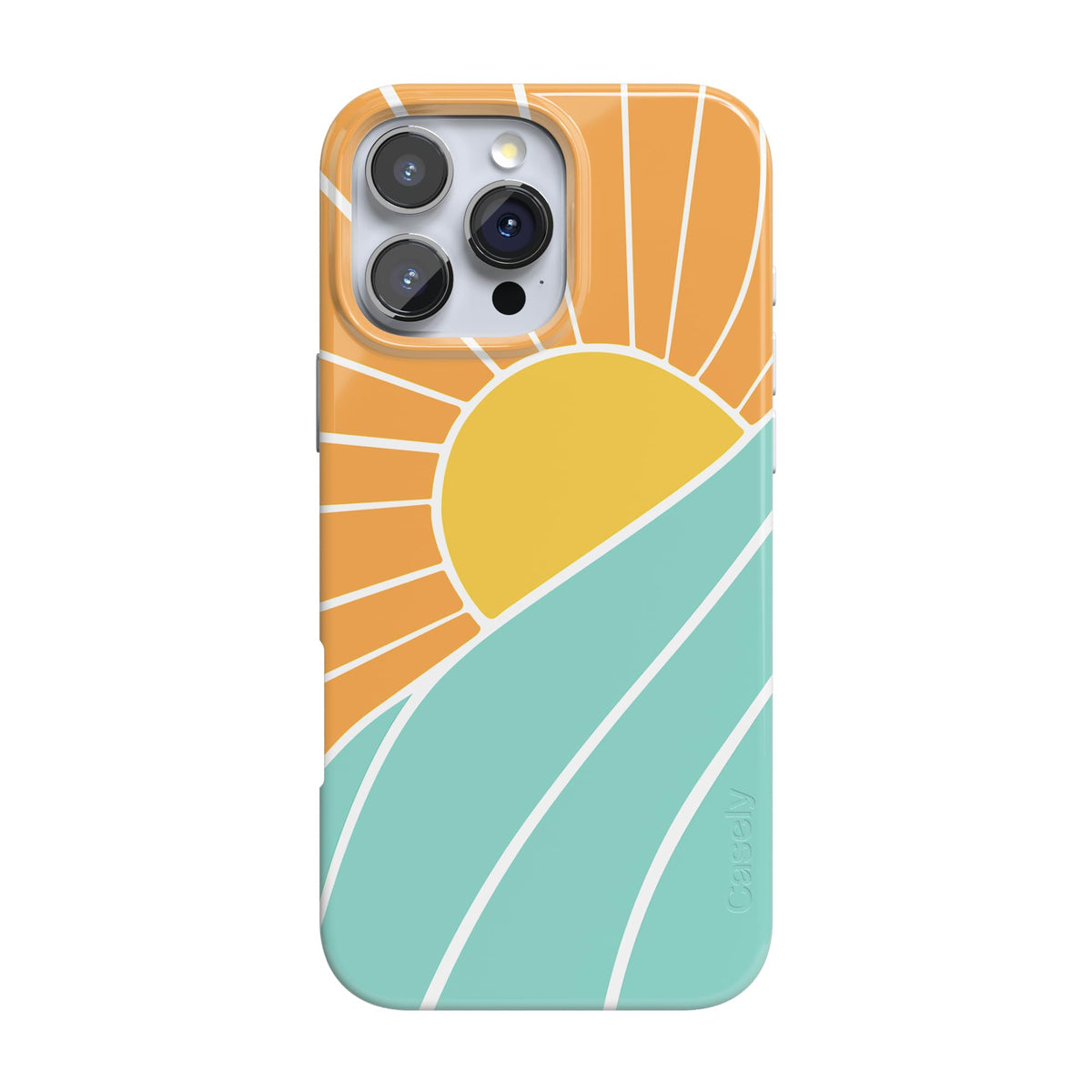 Casely iPhone 16 Pro Case | Clubhouse | Golden on the Green | Compatible with MagSafe | Classic Ultra Thin Design