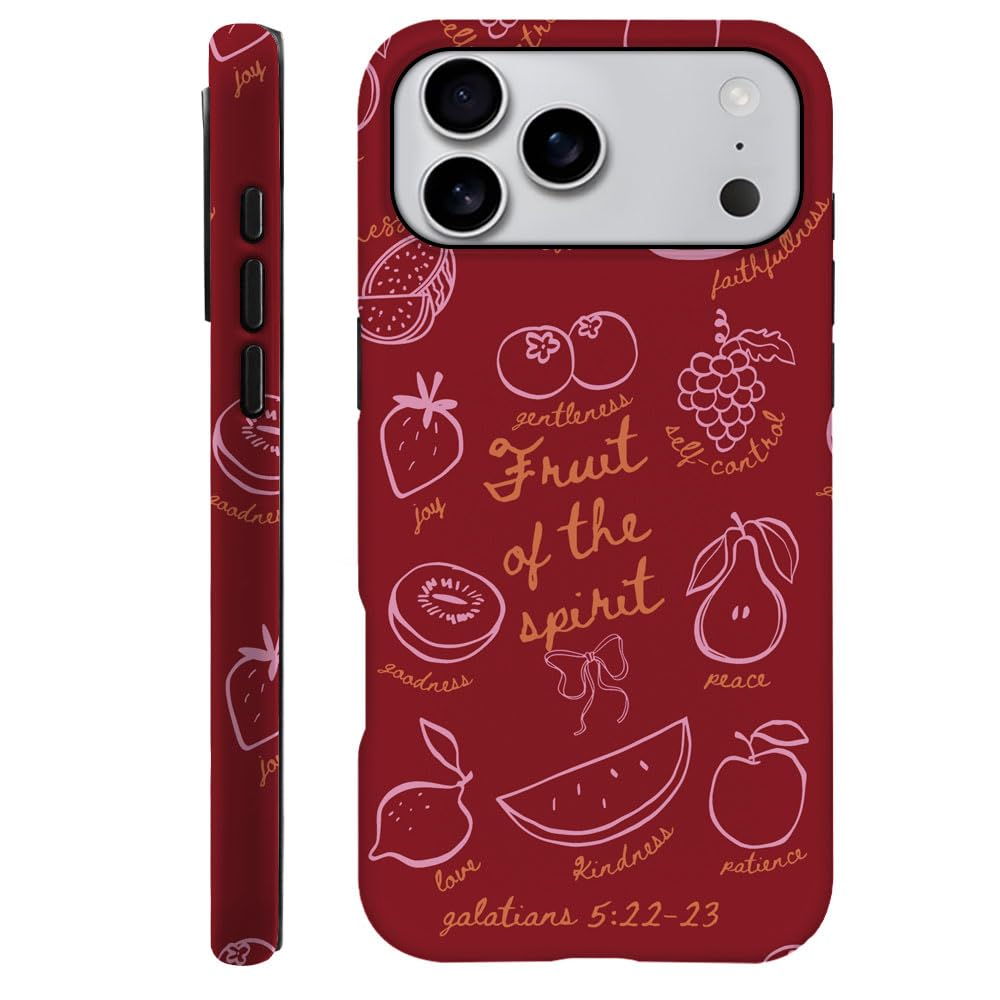 Compatible with iPhone 15 Pro,Durable & Shockproof Phone Case Cover Design - Christmas Retro Doodle