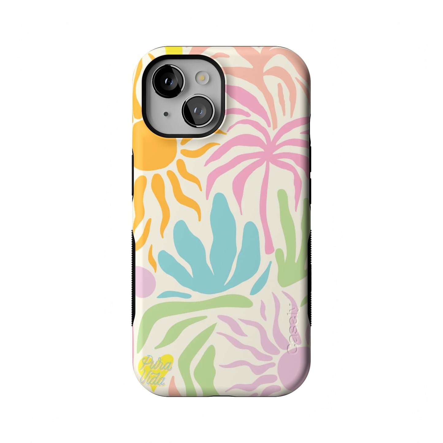 Casely iPhone 15 Case | Hanging Around | Potted Plants Floral | Bold Protective Design | Compatible with MagSafe