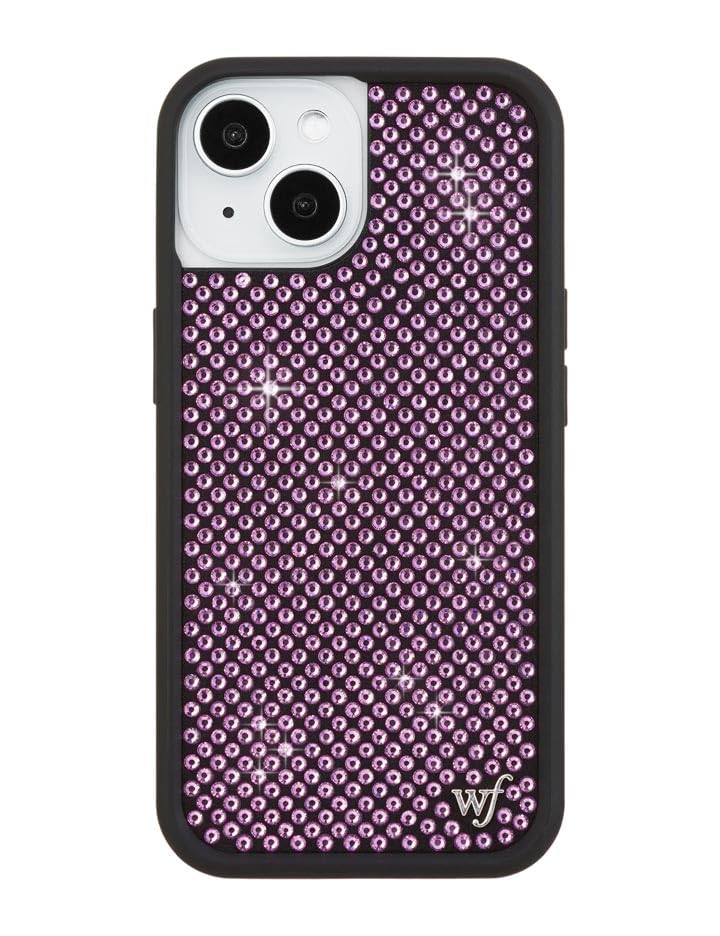 Wildflower Cases - Compatible with iPhone 15 | Protective Black Bumper, 6.5ft Drop Test Certified, Women Owned Small Business | Nature Floral Aesthetic Trendy Cute | Hummingbird