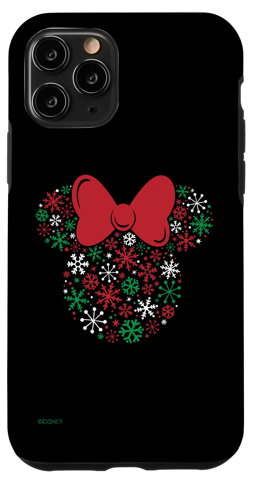 Disney Minnie Mouse Icon Holiday Snowflakes Case for iPhone 16 Pro Max