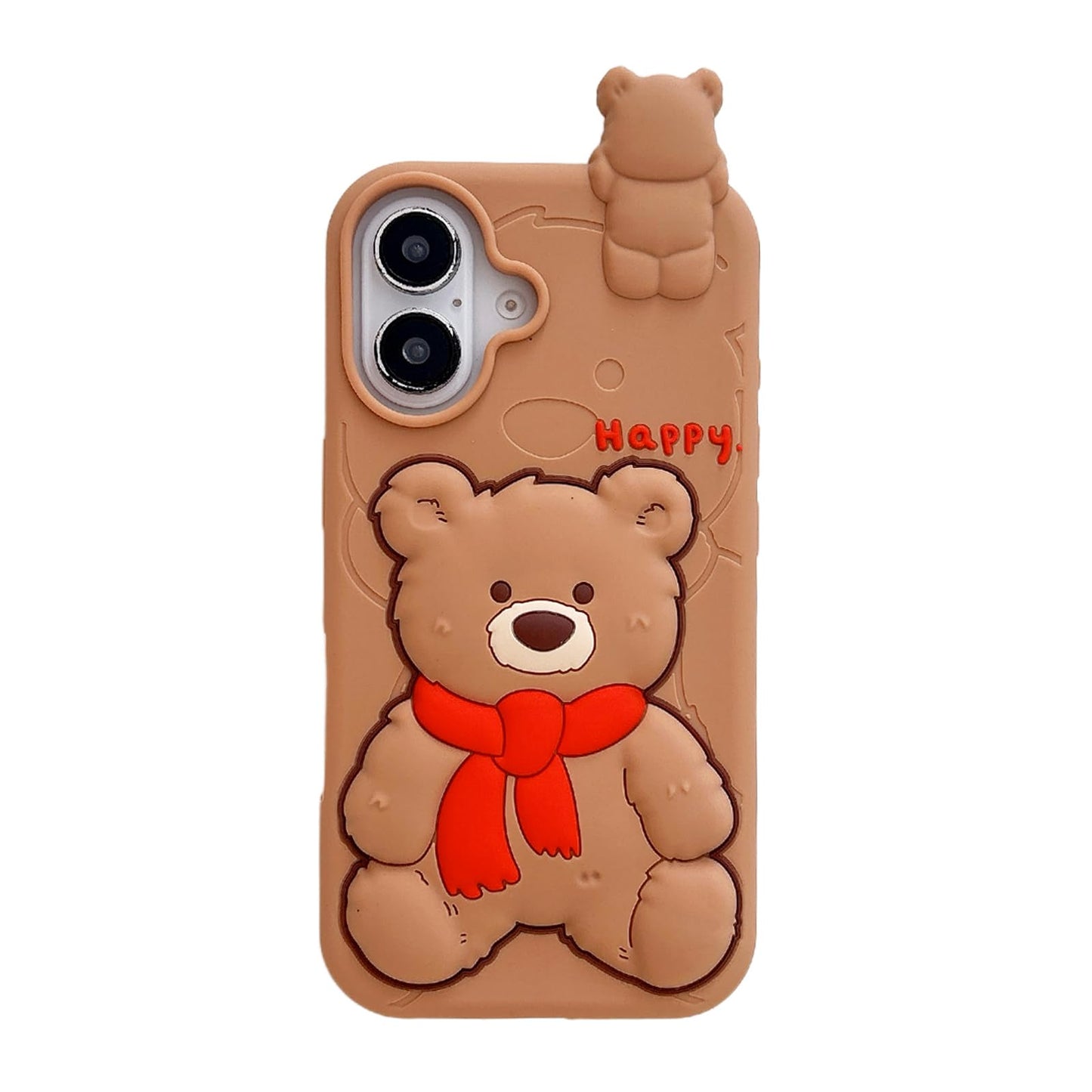 Funny 3D Silicone Case for iPhone 17 Pro Max,Cute Cartoon Black Mask Kawaii Phone Case for Women Girls Soft Rubber Bumper Cool Fun Cover for iPhone 17 Pro Max