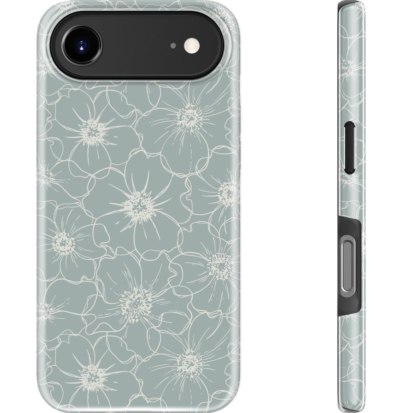 Goodon for iPhone 15 Pro Max Case, Cute Preppy Floral, MagSafe Compatible | Dual-Layer Hard Shell & Silicone, Wireless Charging, Slim Fit Phone Cover with Wildflower Designs for Women Girls