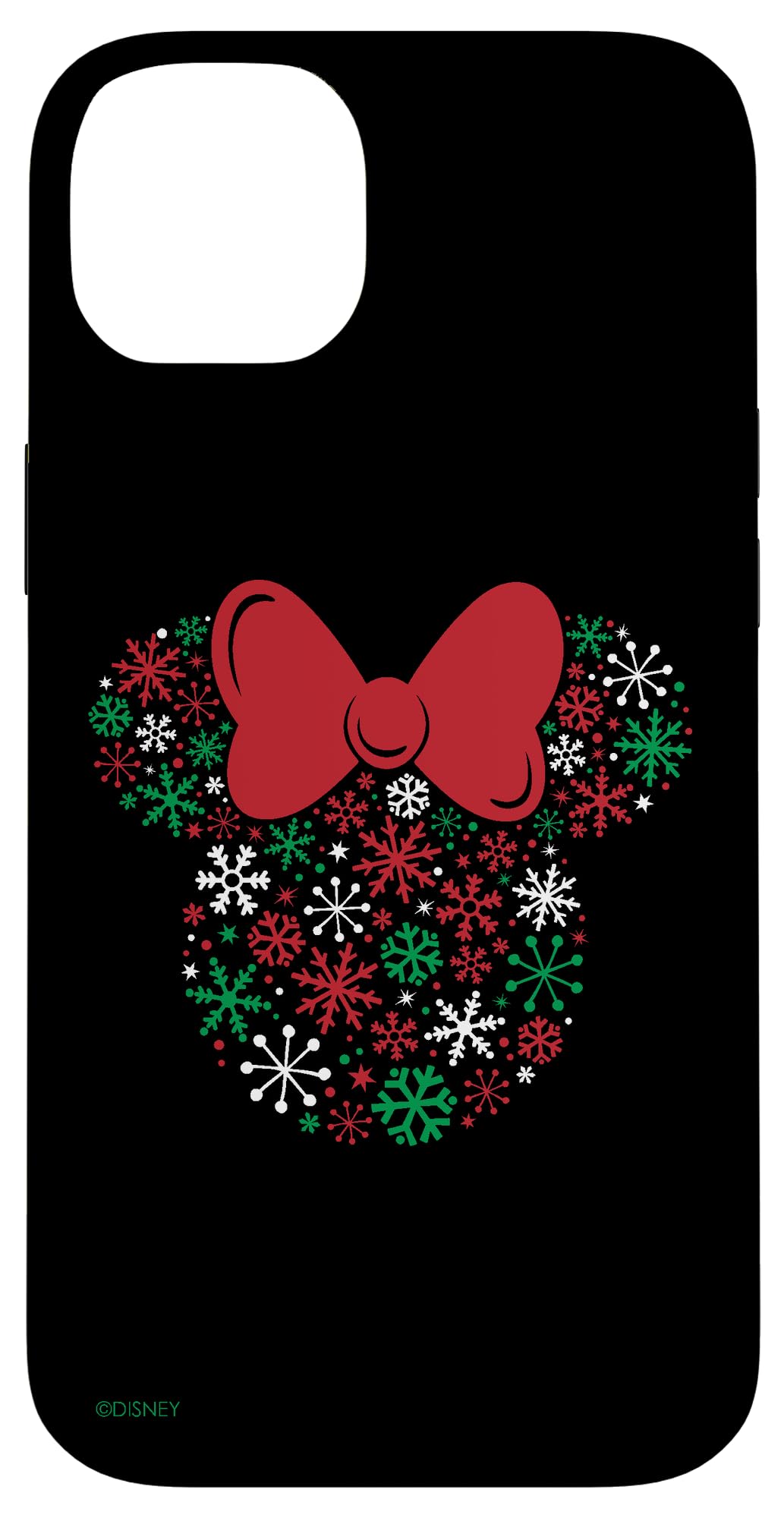 Disney Minnie Mouse Icon Holiday Snowflakes Case for iPhone 16 Pro Max