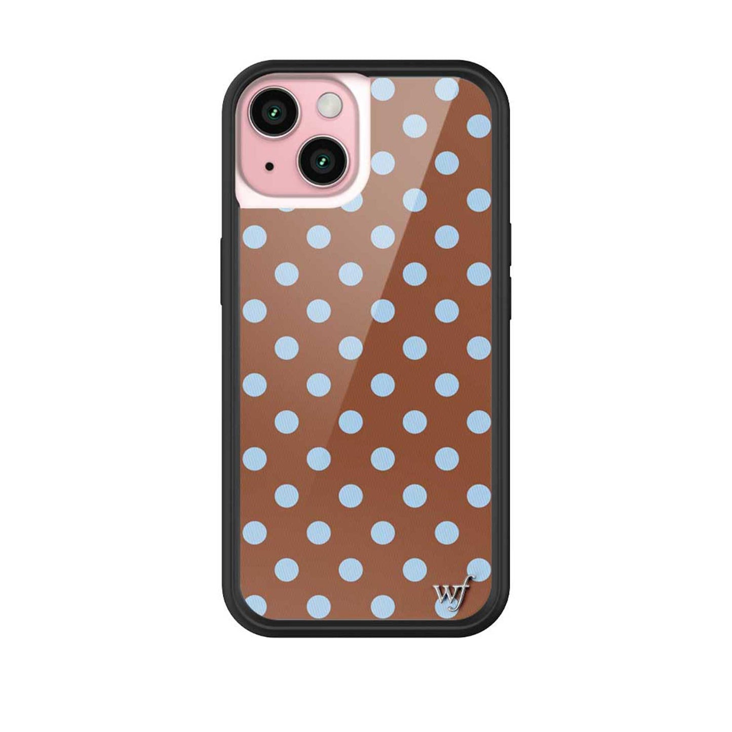 Wildflower Cases - Compatible with iPhone 15 | Protective Black Bumper, 6.5ft Drop Test Certified, Women Owned Small Business | Nature Floral Aesthetic Trendy Cute | Hummingbird