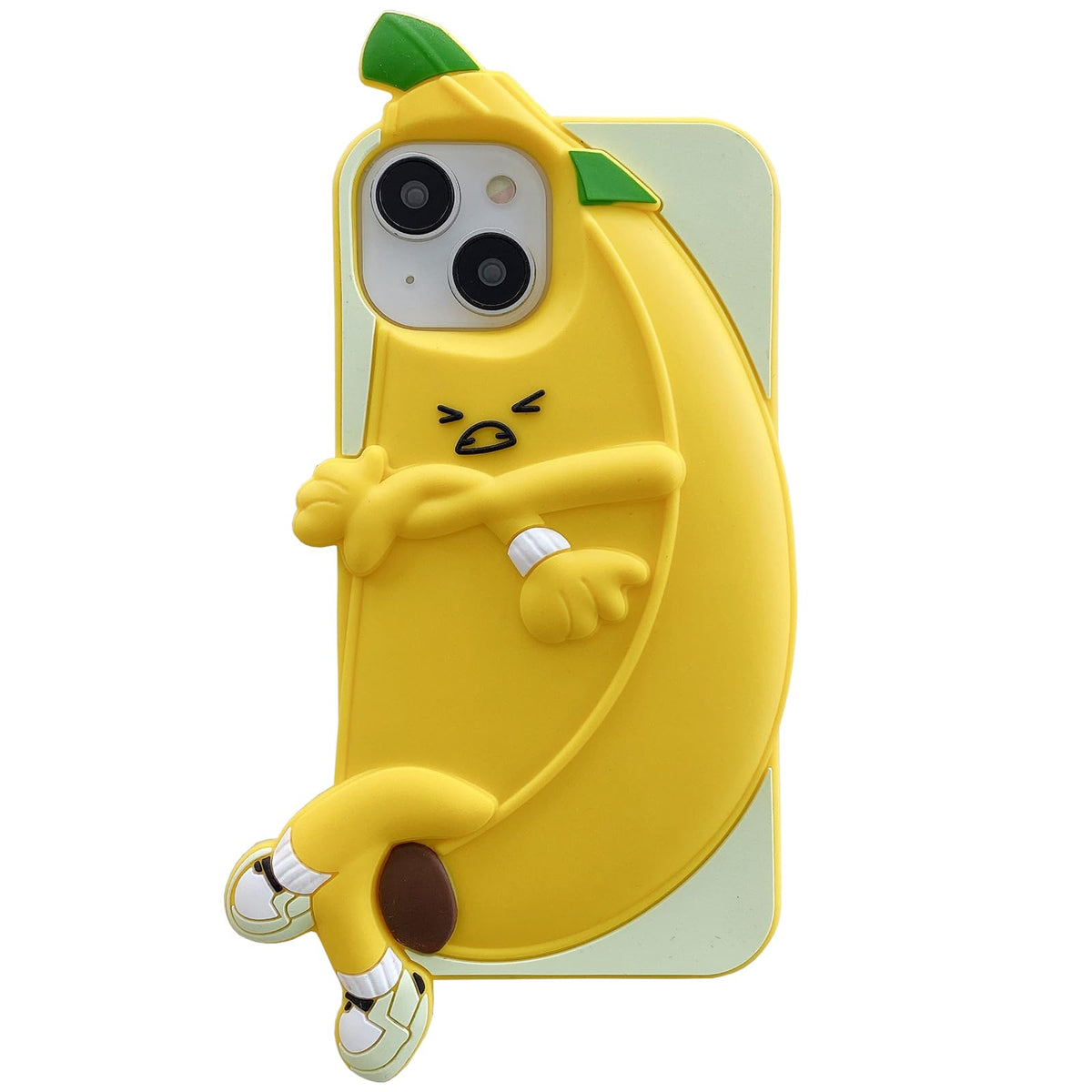 Soft Silicone Case Compatible with iPhone 11,Cute 3D Cartoon Taiyaki with Fish Keychain 3D Funny Kawaii Phone Cases Women Girls Shockproof Cover for iPhone 11