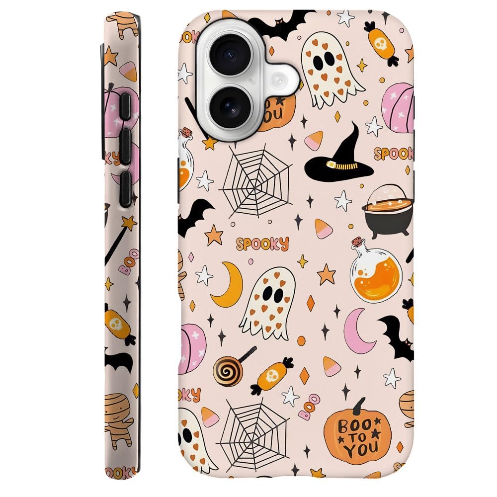 Compatible with iPhone 15 Pro,Durable & Shockproof Phone Case Cover Design - Christmas Retro Doodle
