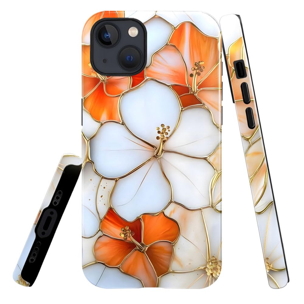 Case for iPhone 14,Christmas 3D Winter Phone Case Slim Silicone Shockproof Cover for Girls Women（Glossy & Durable）