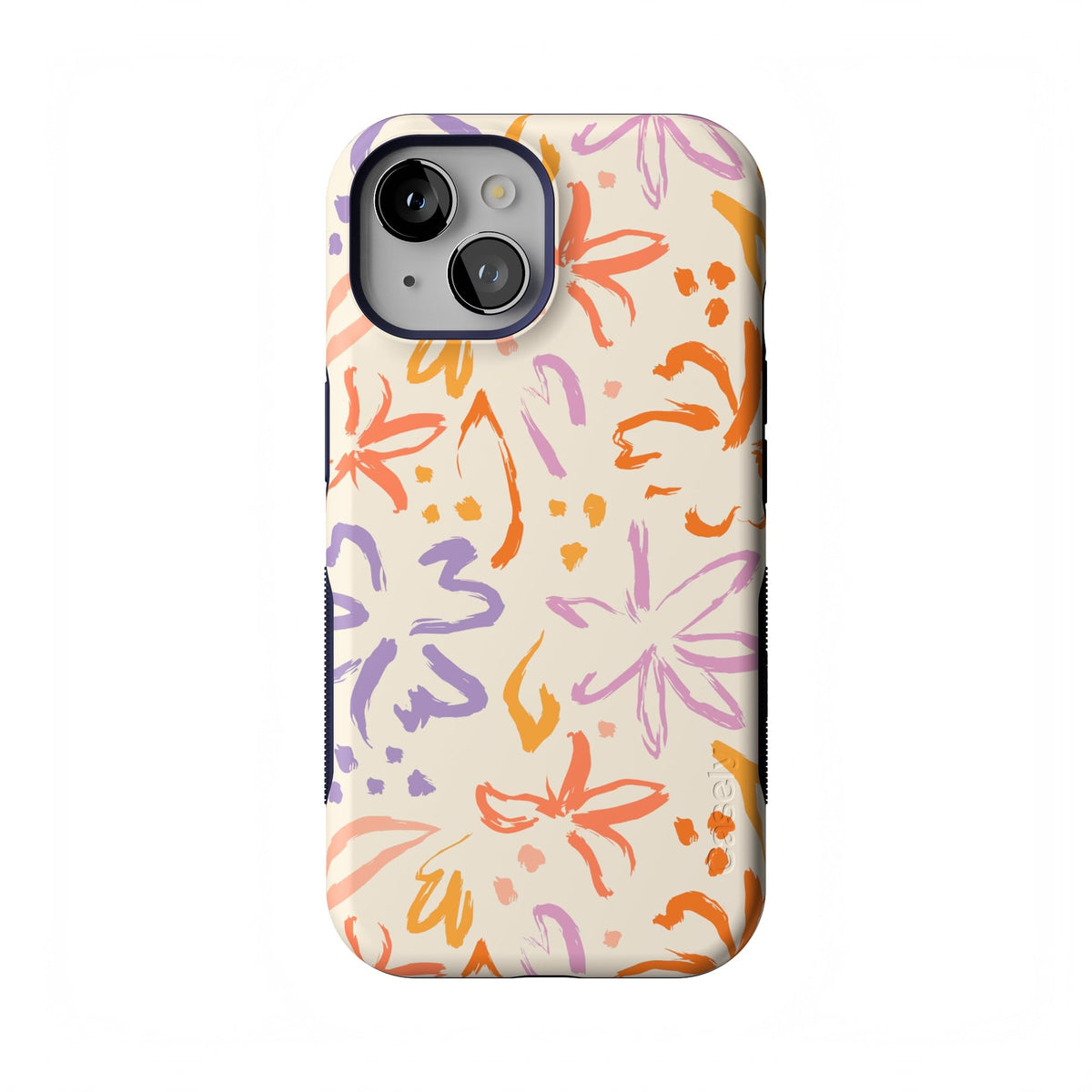 Casely iPhone 15 Case | Hanging Around | Potted Plants Floral | Bold Protective Design | Compatible with MagSafe