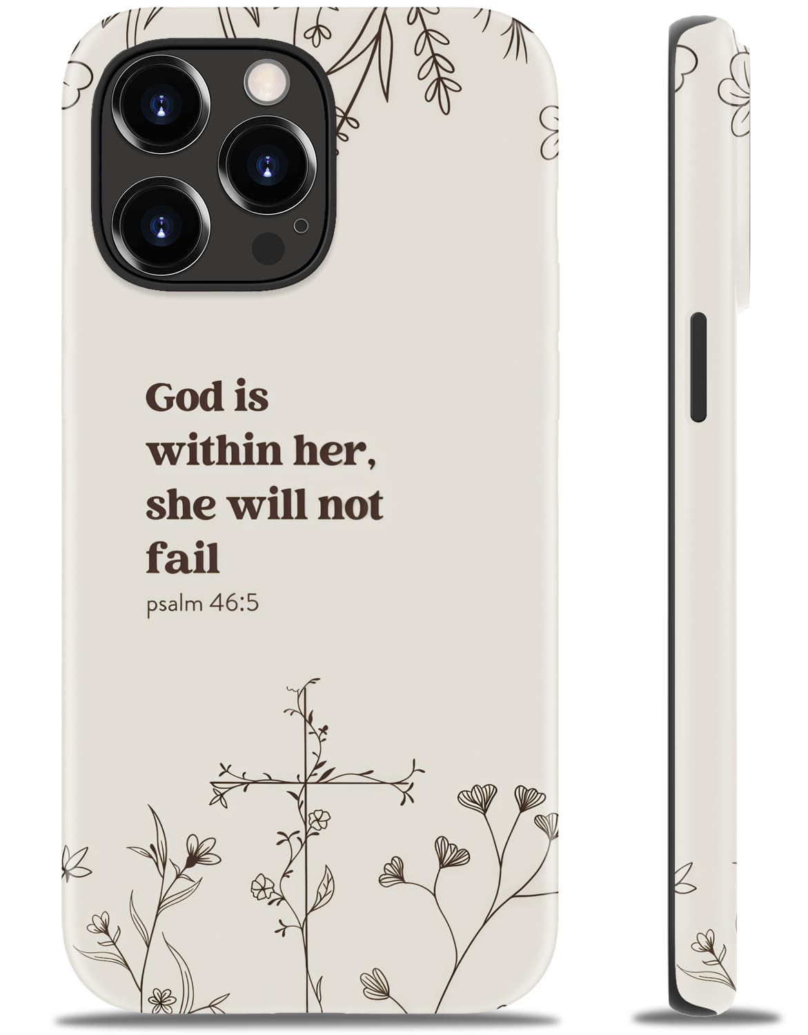Goodon for iPhone 15 Pro Max Case, Cute Preppy Floral, MagSafe Compatible | Dual-Layer Hard Shell & Silicone, Wireless Charging, Slim Fit Phone Cover with Wildflower Designs for Women Girls